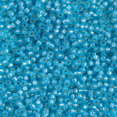 11/0 Miyuki Seed Beads Aqua S/L Dyed Alabaster #0647